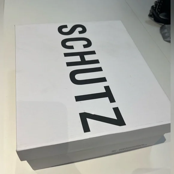 SCHUTZ Metallic Gold Strappy Sandals - Picture 11 of 15